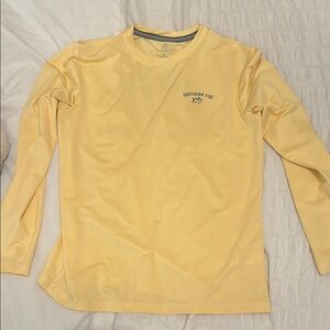 Southern Tide Soft Yellow Crew Neck Shirt
